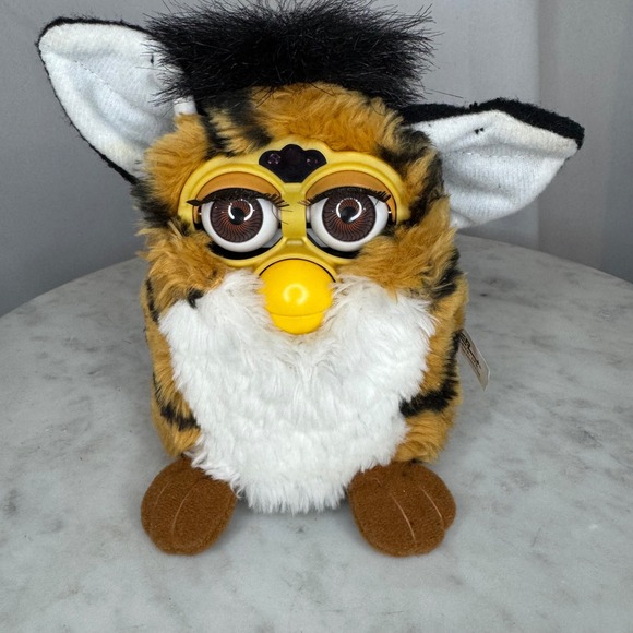 Tiger Electronics Other - Tiger Electronics Furby Tiger Stripes Plush Interactive Toy Collectible